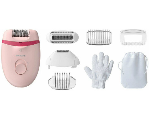 Эпилятор Philips BRE285/00 белый/розовый
