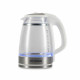 Чайник Hyundai HYK-G3506 белый/серебристый