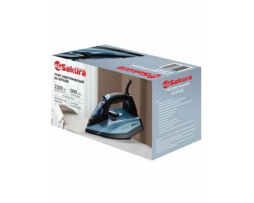 Утюг Sakura SA-3075CBK черный/синий