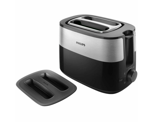 Тостер Philips HD2517/90 черный/серебристый