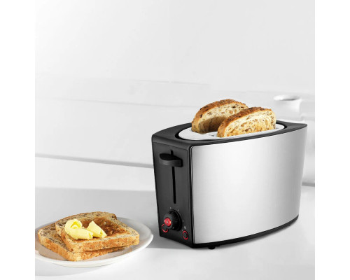 Тостер Kitfort КТ-6248 нержавеющая сталь/черный