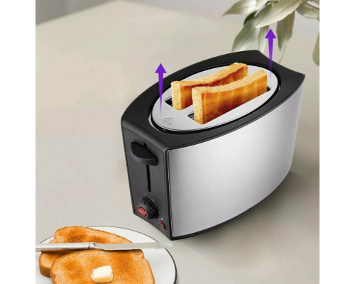 Тостер Kitfort КТ-6248 нержавеющая сталь/черный