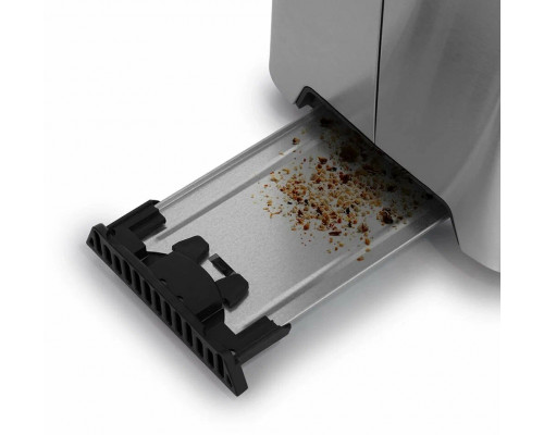 Тостер Kitfort КТ-6225 нержавеющая сталь/черный