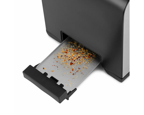 Тостер Kitfort КТ-6204 нержавеющая сталь/черный