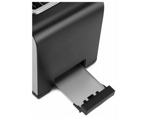 Тостер Kitfort КТ-6204 нержавеющая сталь/черный