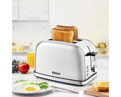 Тостер Kitfort КТ-2036-6 серебристый