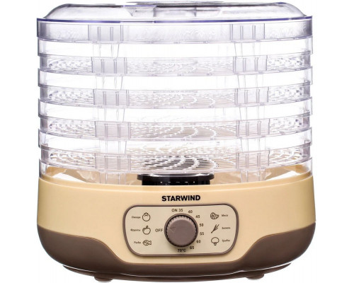 Сушилка для овощей и фруктов Starwind SFD2520 белый