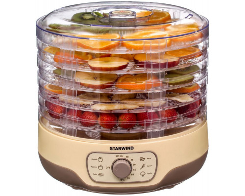 Сушилка для овощей и фруктов Starwind SFD2520 белый