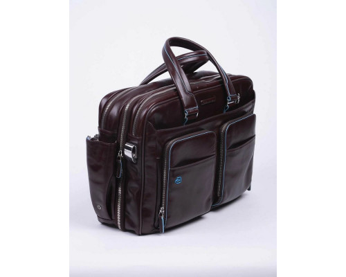 Сумка для ноутбука Piquadro Blue Square CA2765B2/MO коричневый натур.кожа