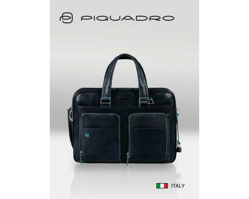 Сумка для ноутбука Piquadro Blue Square CA2765B2/BLU2 синий натур.кожа