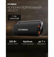 Портативная колонка Hyundai H-PS1029 черный