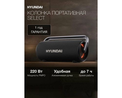 Портативная колонка Hyundai H-PS1029 черный