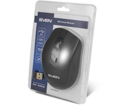 Мышь SVEN RX-425W черный