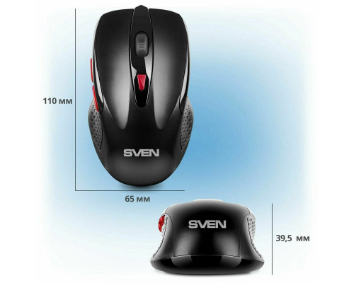 Мышь SVEN RX-450W черный