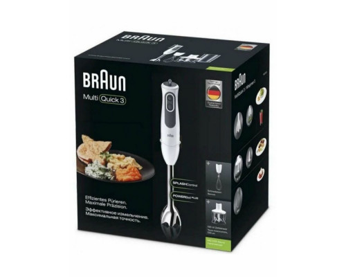 Блендер Braun MQ3135WH белый/серый