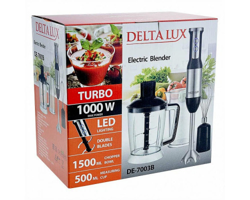 Блендер Delta Lux DE-7003B черный