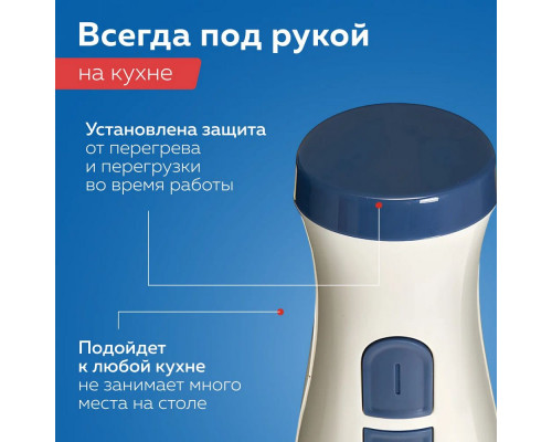 Блендер ВАСИЛИСА ВА-310А белый с синим