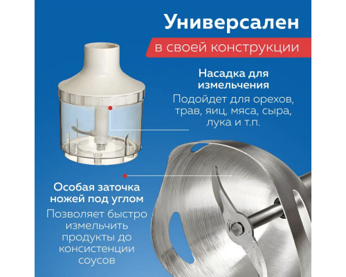 Блендер ВАСИЛИСА ВА-310А белый с синим