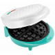 Вафельница Kitfort КТ-1667 белый/бирюзовый