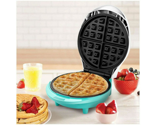 Вафельница Kitfort КТ-1667 белый/бирюзовый