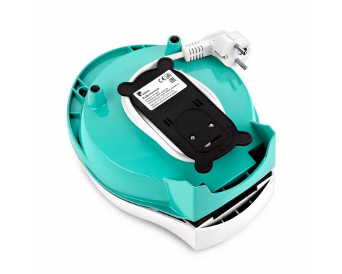 Вафельница Kitfort КТ-1667 белый/бирюзовый