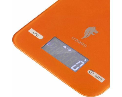 Кухонные весы LEONORD LE-17703 оранжевый