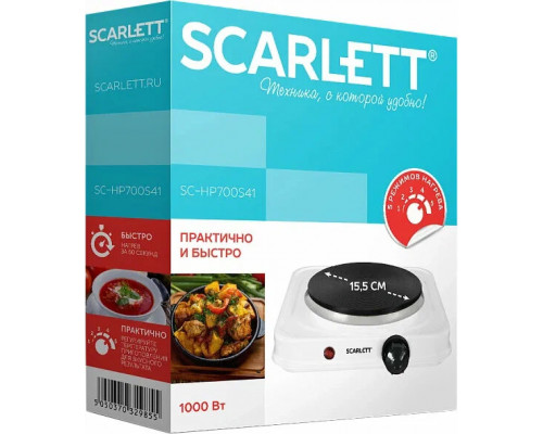 Настольная плита Scarlett SC-HP700S41 WHITE
