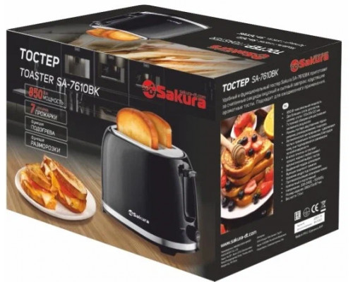 Тостер Sakura SA-7610BK черный