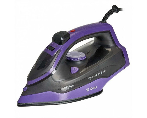 Утюг Delta DL-353 черный с фиолетовым