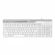 Клавиатура A4Tech Fstyler FK25 белый/серый