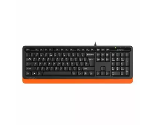 Клавиатура A4Tech Fstyler FKS10 черный/оранжевый