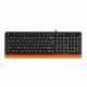 Клавиатура A4Tech Fstyler FKS10 черный/оранжевый