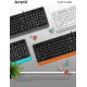 Клавиатура A4Tech Fstyler FKS10 черный/оранжевый