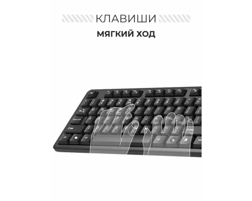 Клавиатура A4Tech Fstyler FKS10 черный/серый