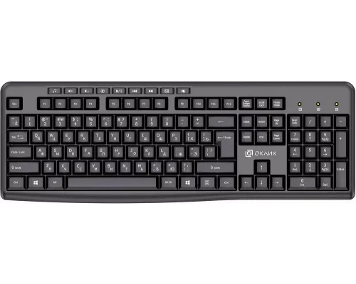 Клавиатура Oklick K225W черный
