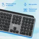 Клавиатура Oklick K859W серый/черный