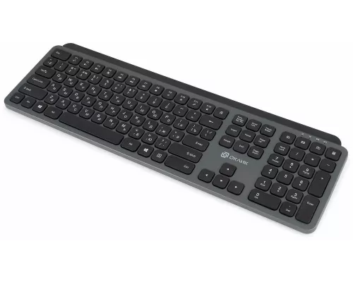 Клавиатура Oklick K859W серый/черный