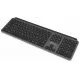 Клавиатура Oklick K859W серый/черный