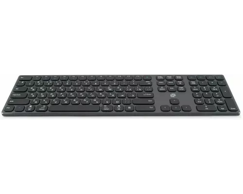 Клавиатура Oklick K867W серый/черный
