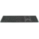 Клавиатура Oklick K867W серый/черный