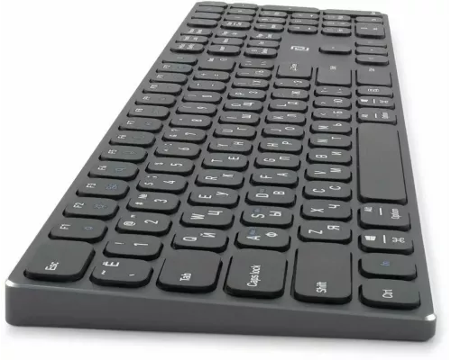 Клавиатура Oklick K867W серый/черный