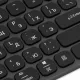 Клавиатура Oklick K867W серый/черный