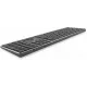 Клавиатура Oklick K867W серый/черный