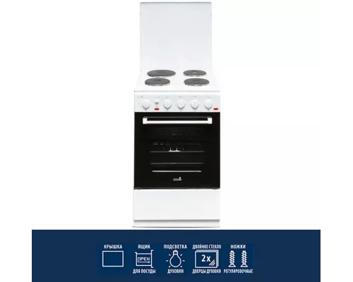 Кухонная плита Cezaris ПЭ Н Д 1200-06 белый