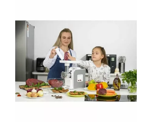 Мясорубка Аксион М43.02 белый/Серый