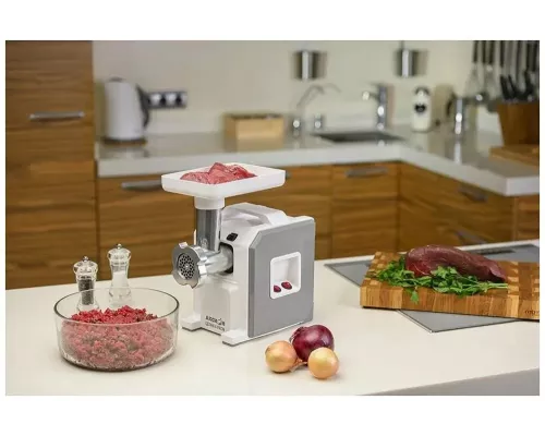 Мясорубка Аксион М43.03 белый/Серый