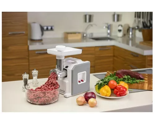 Мясорубка Аксион М43.03 белый/Серый