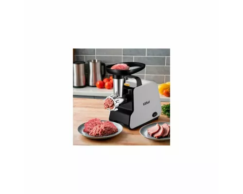 Мясорубка Kitfort КТ-2117 белый/черный