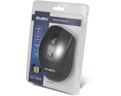 Мышь SVEN RX-425W черный