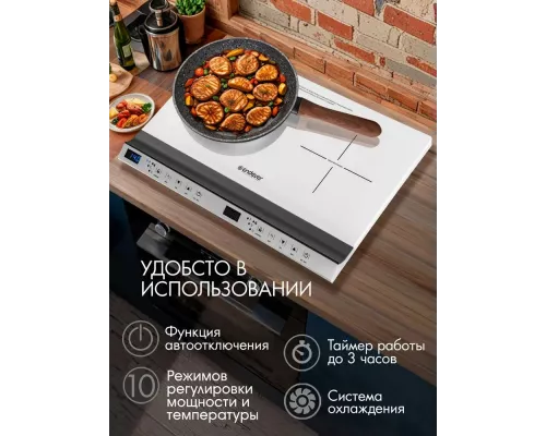 Настольная плита Endever Skyline IP-69 белый